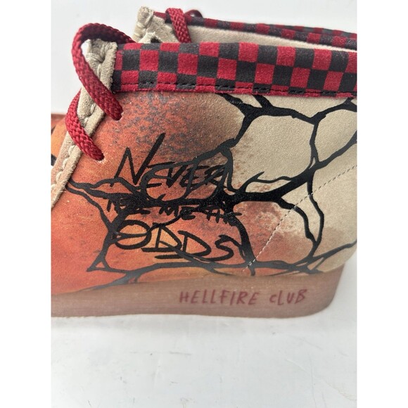Clarks Wallabee EVO x Stranger Things Hellfire Club Men’s Size 10 Dark Sand Red main image 6